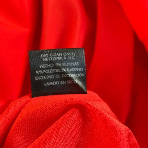 Natori Womens Red & Pink Abstract Print Cap Sleeve V-Neck Shift Dress Size 10 - Picture 5 of 10